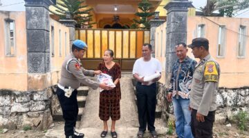 Satresnarkoba Polres Batu Bara Gelar Minggu Kasih: Bagi Sembako & Edukasi Bahaya Narkoba di Lingkungan Umat Beragama
